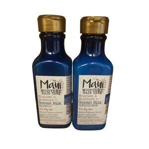 Maui Moisture Coconut Milk Shampoo & Conditioner Set for Dry Hair 13 Fl oz Each